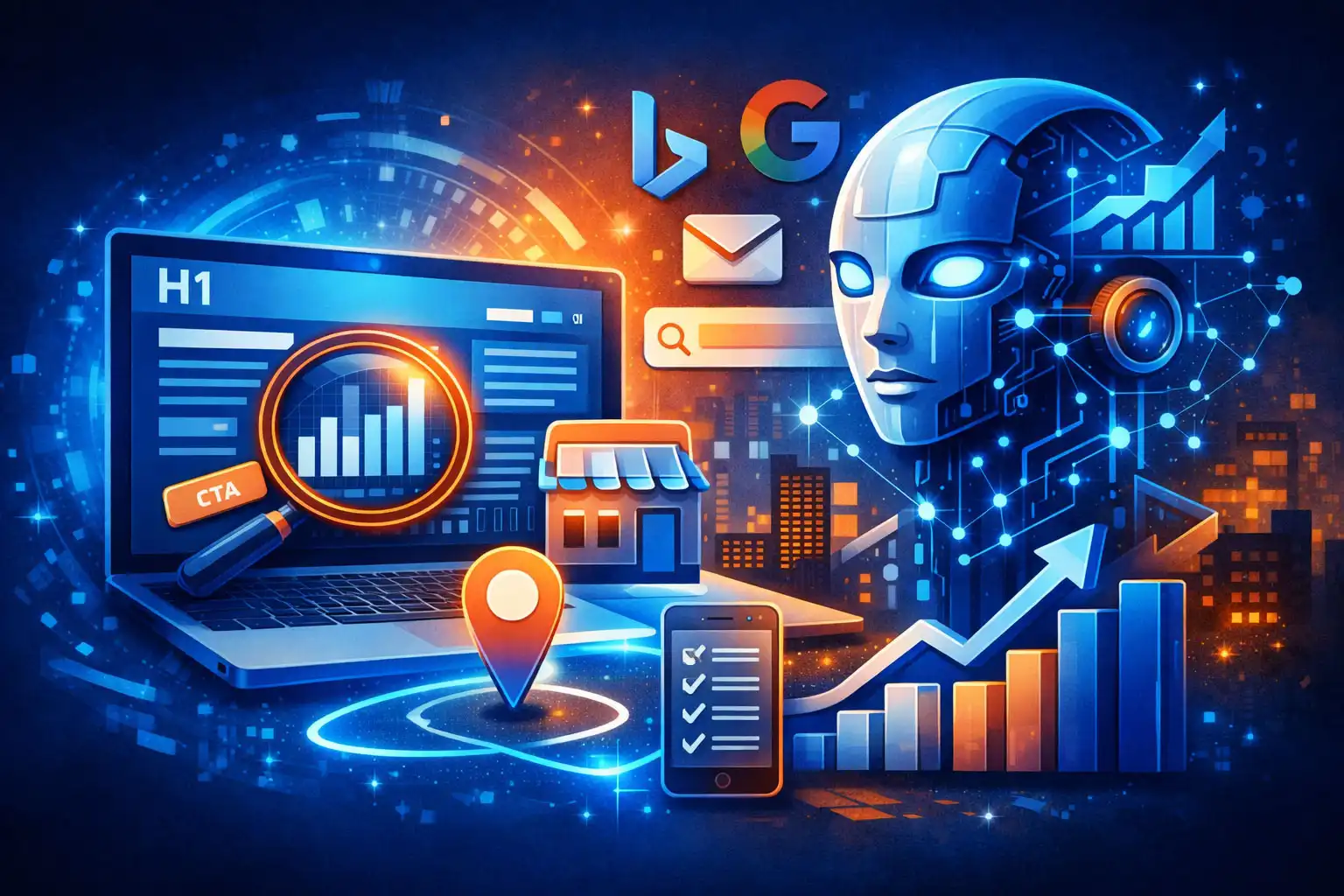 AI-compliant on-page structure for service businesses