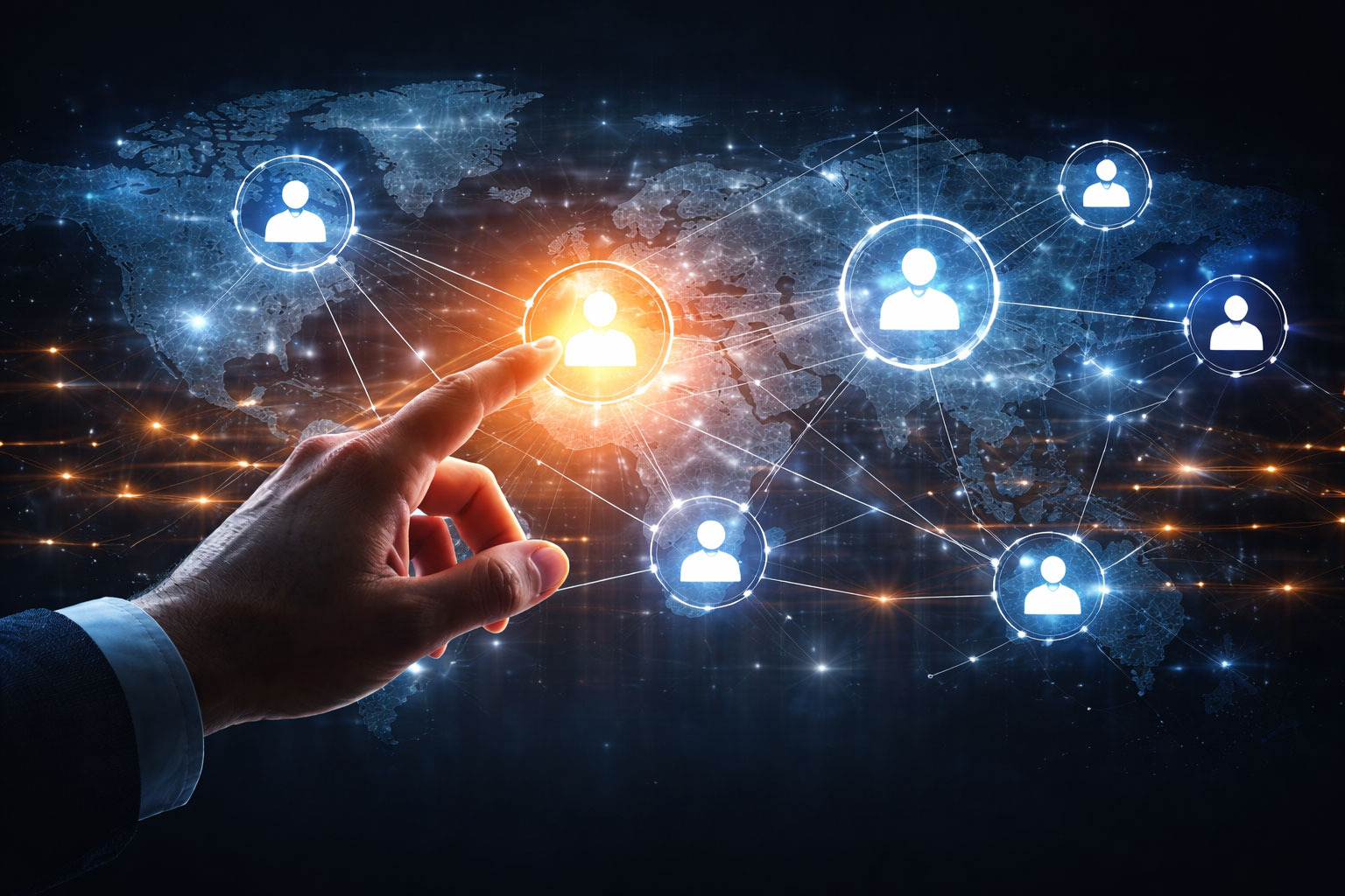 Netzwerk und Verknüpfungen